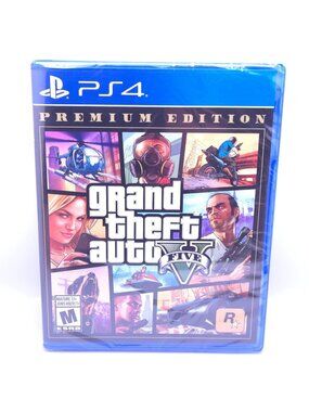 GTA V 5 Premium Online Edition PS4 - Grand Theft Auto 5 New Sealed